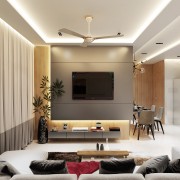Silver Plates Livingroom Design